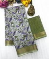 MG 420 Linen Daily Wear Printed Non Catalog Sarees Wholesale Price In Surat